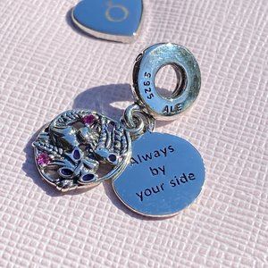 PANDORA Bird & Mouse Dangle Charm